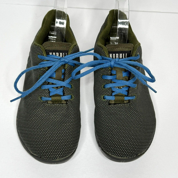 Nobull Superfabric Gray Green Trainers Gum Sole Sneakers M Size 7.5 W Size 9 main image 8